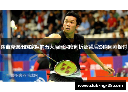 陶菲克退出国家队的五大原因深度剖析及背后影响因素探讨