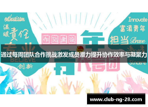 通过每周团队合作挑战激发成员潜力提升协作效率与凝聚力